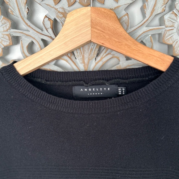 Angel Eye Black Western Country Fringe Sweater – Size Small - Picture 3 of 6